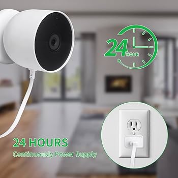 Amazon | wochel Google Nest Cam(バッテリー)対応電源ケーブル 30