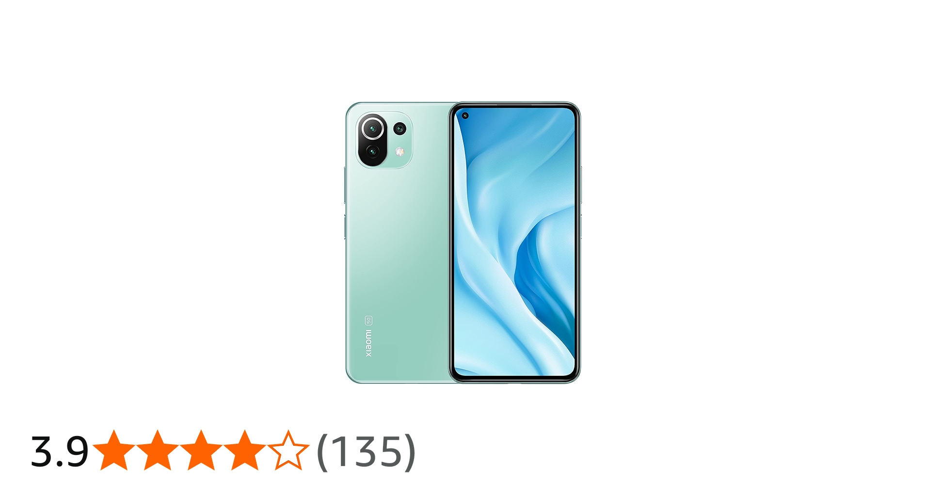 Xiaomi Mi 11 Lite 5G Smartphone 128GB, 8GB RAM, Dual Sim, Mint