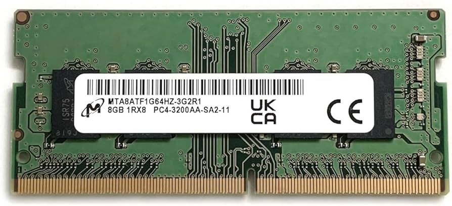Amazon.co.jp: Micron 8GB SODIMM DDR4 3200 PC4 1Rx8 MTA8ATF1G64HZ