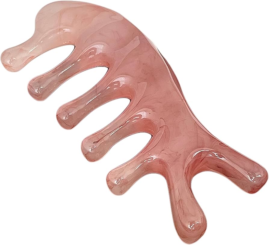 Amazon.co.jp: DELUXEFOX 2in1 カッサ 顔 かっさ プレート 顔 くし型