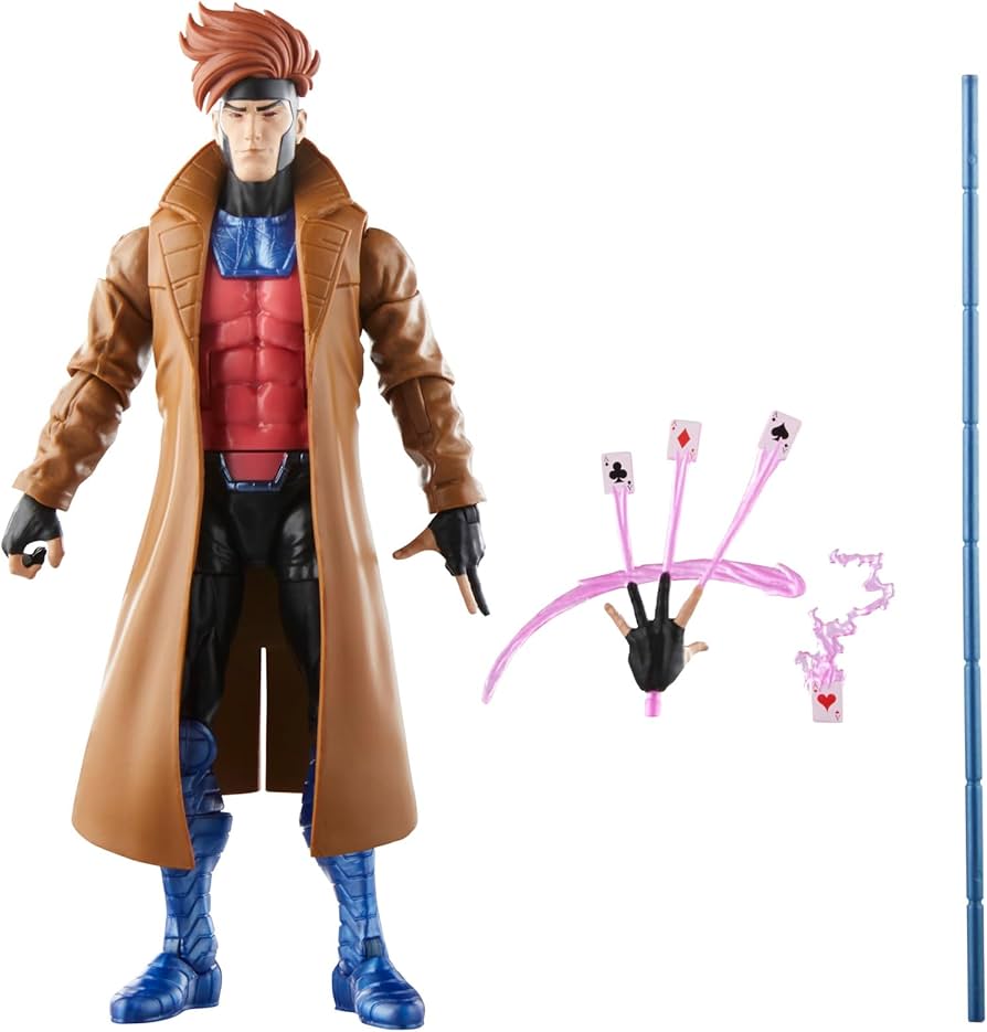 Amazon.com: Marvel Legends Series Gambit, X-Men '97 Collectible 6