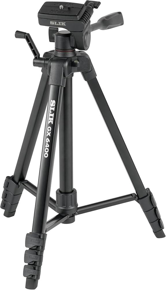 Amazon | スリック SLIK アルミ三脚 GX 6400 4段伸縮タイプ 全高154cm
