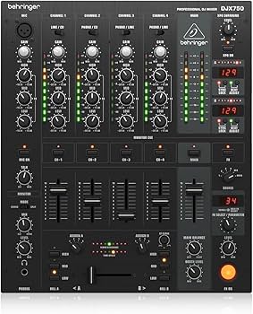Amazon | ベリンガー DJミキサー BPMカウンター 5ch エフェクト DJX750