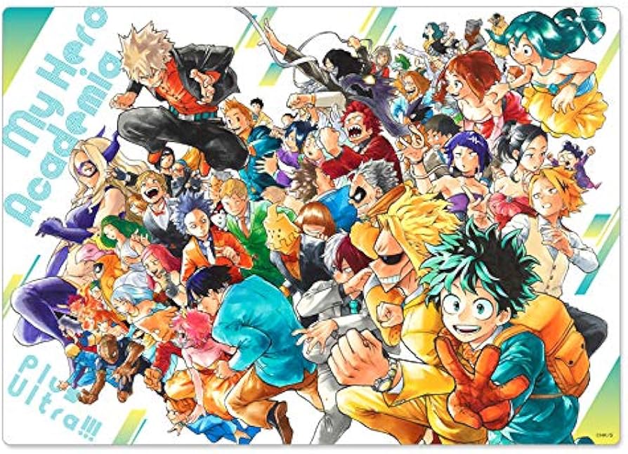 Amazon.co.jp: 僕のヒーローアカデミア クリア 下敷き 集合 ジャンプ