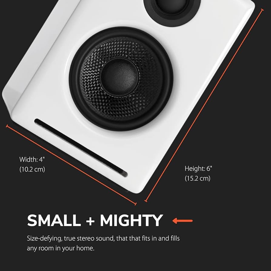 Amazon.com: Audioengine A2 White Wireless Computer Speakers for