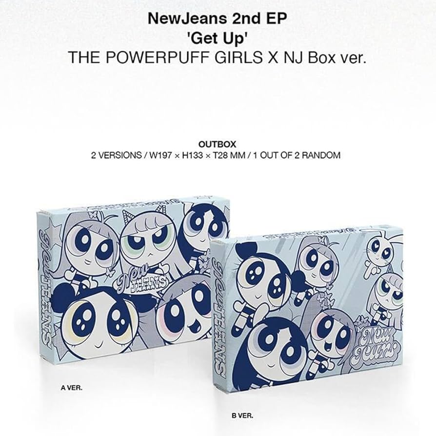Amazon.com: NewJeans 2nd EP 'Get Up' The POWERPUFF GIRLS X NJ Box