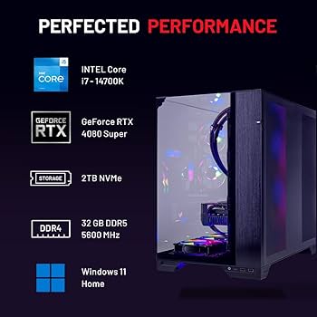 Amazon.com: Skytech O11V Gaming PC Desktop, Intel i7 14700K 3.4