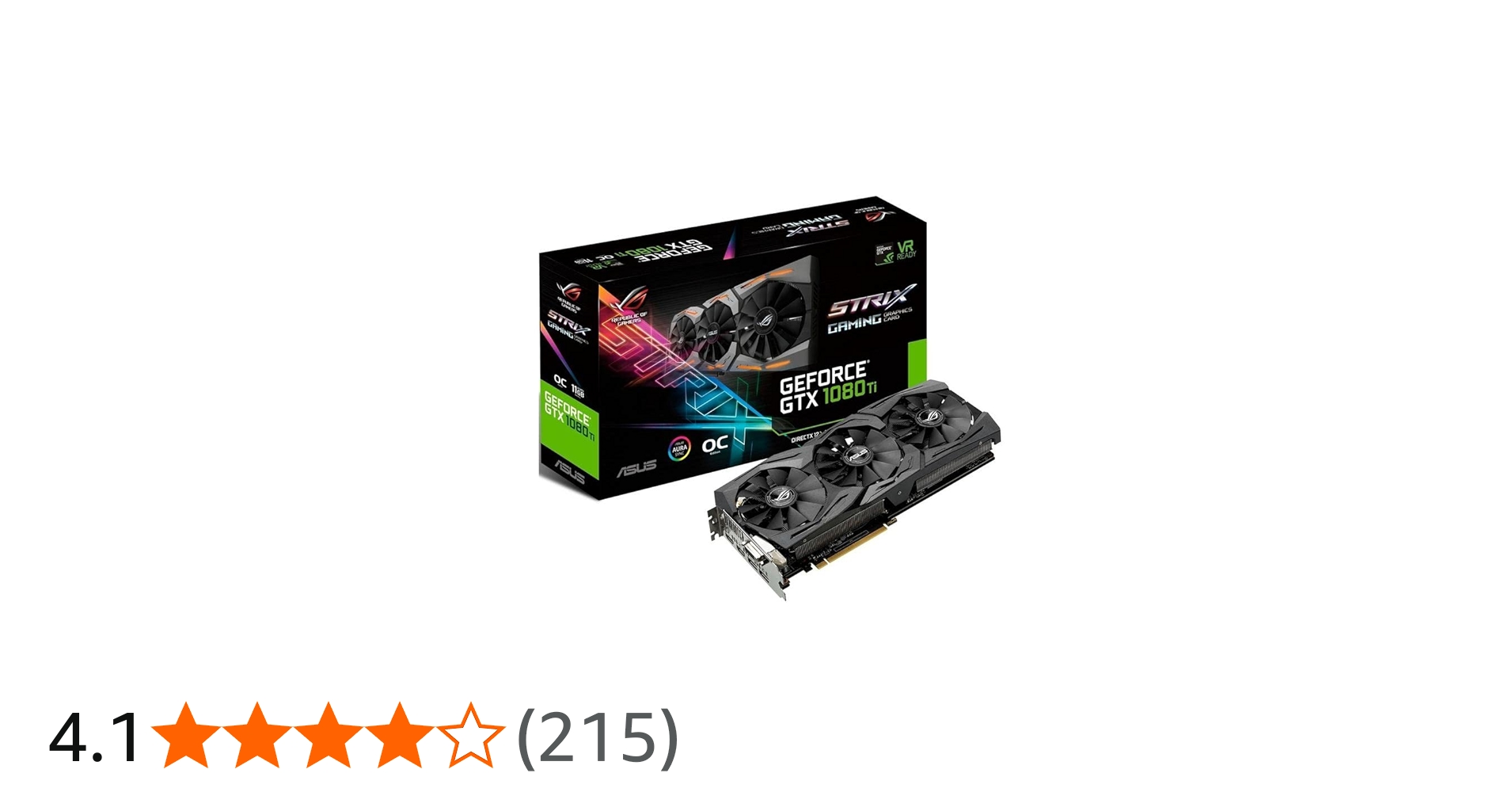 Amazon | ASUS R.O.G. STRIXシリーズ NVIDIA GeForce GTX1080Ti搭載