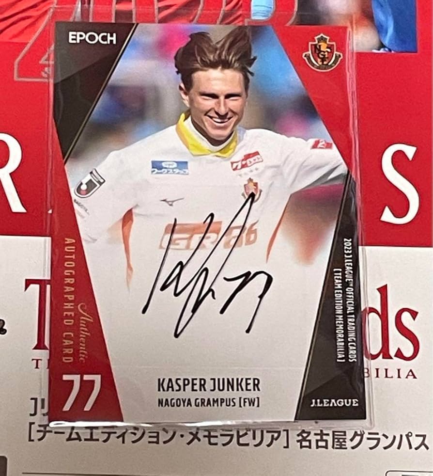 Amazon.co.jp: 出品 名古屋グランパス 直筆サイン カード キャスパー