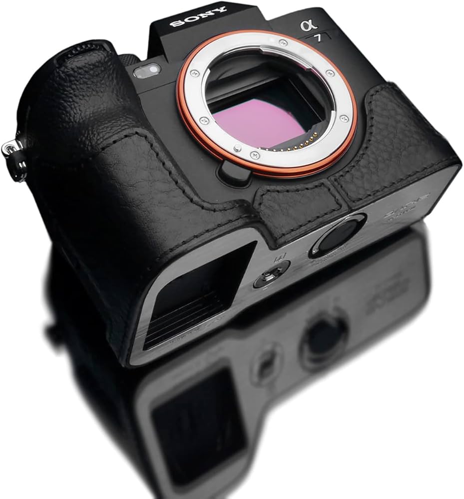 Amazon | GARIZ SONY α7 IV 用 本革カメラケース XS-CHA7M4BK ブラック