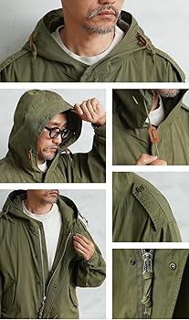 Amazon | [WAIPER] 米軍 M-51 フィッシュテールパーカー モッズコート