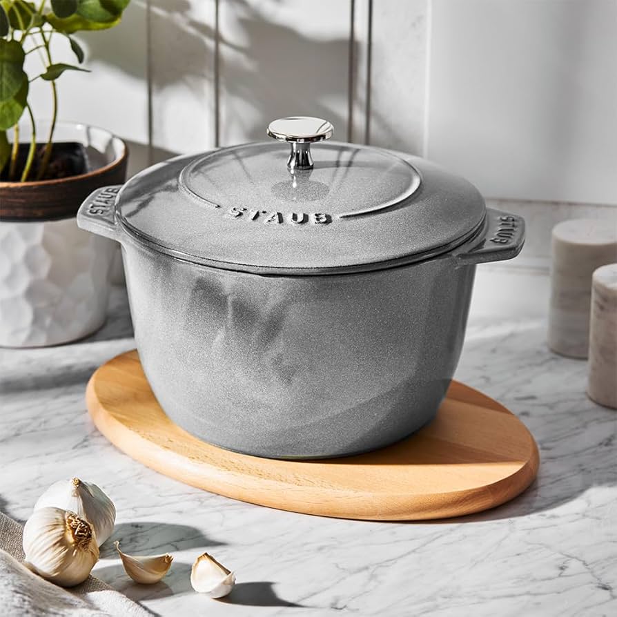 ストウブ ラ ココット de GOHAN L（20cm）グレー