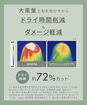 Amazon | SALONIA サロニア エアトリートメント ドライヤー 大風量 速