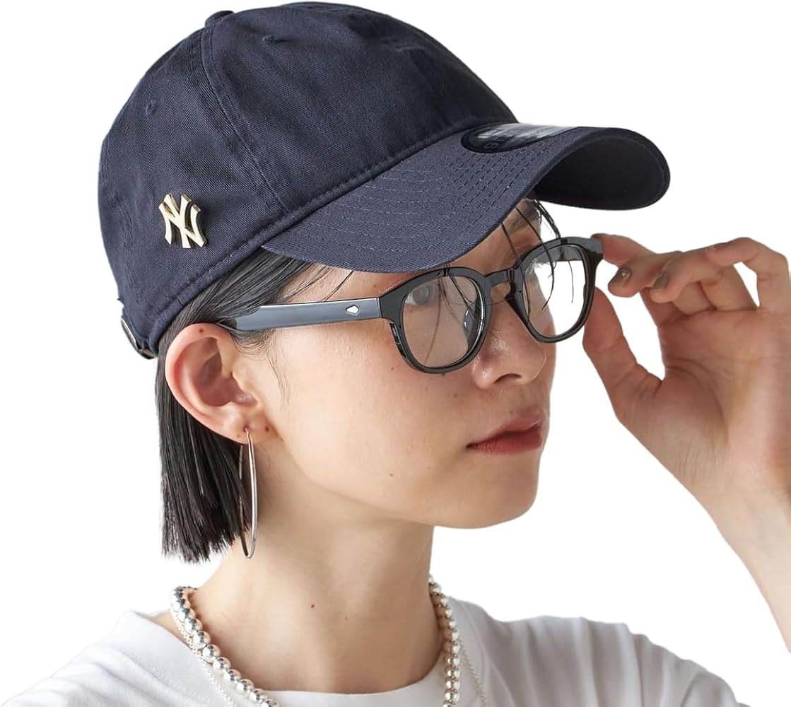 Amazon | [シップス] 別注 NEW ERA:ピンズ付 キャップ ネイビー ONE