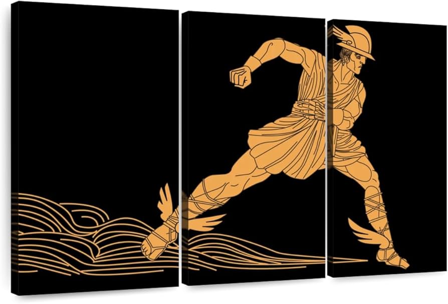 Amazon.com: ElephantStock - Greek Hermes Wall Art - Horizontal