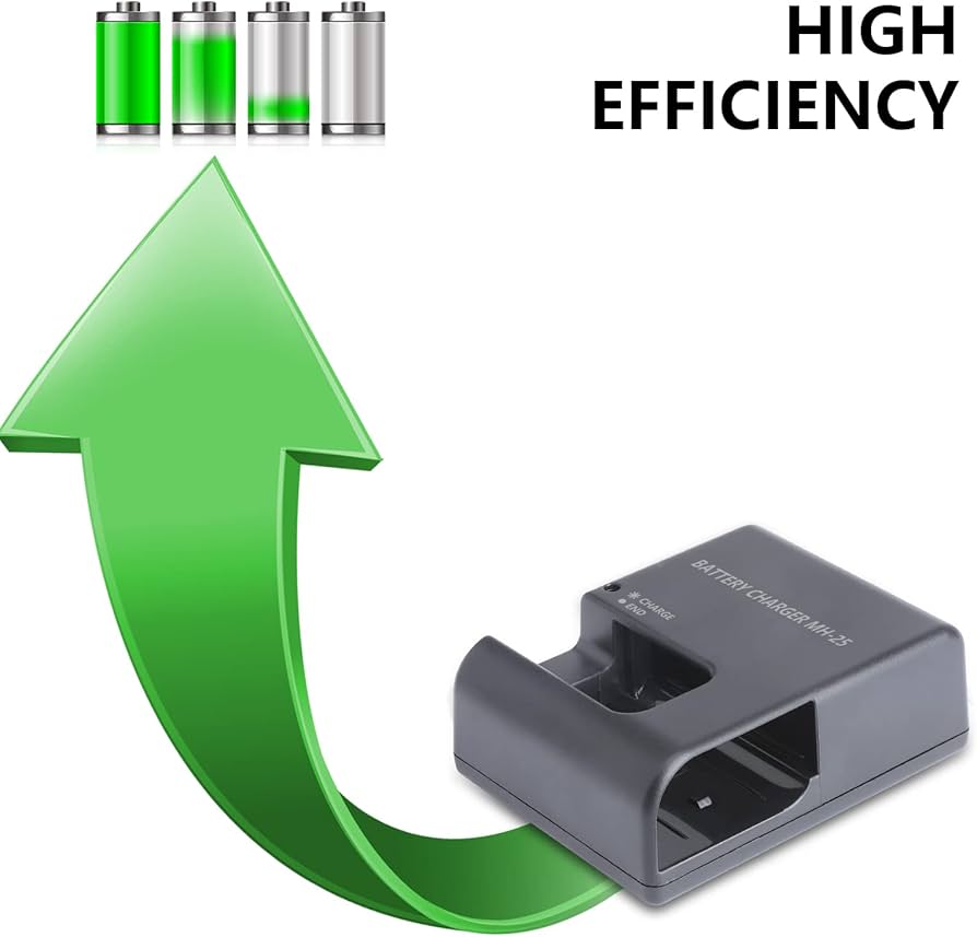 Amazon.com : MH-25 Quick Charger for Nikon Battery: MH-25a EN-EL15