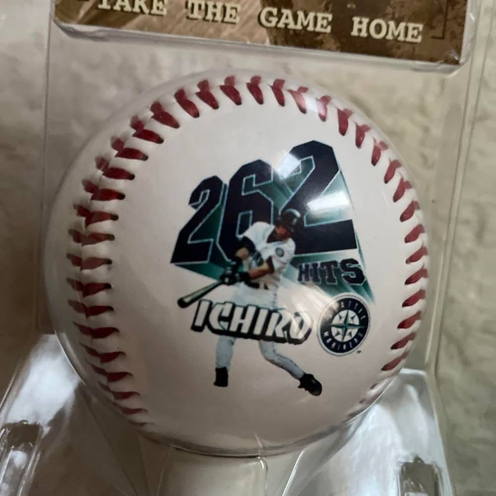 Amazon.co.jp: イチロー 262安打 記念フォトボール 野球ボール ボール