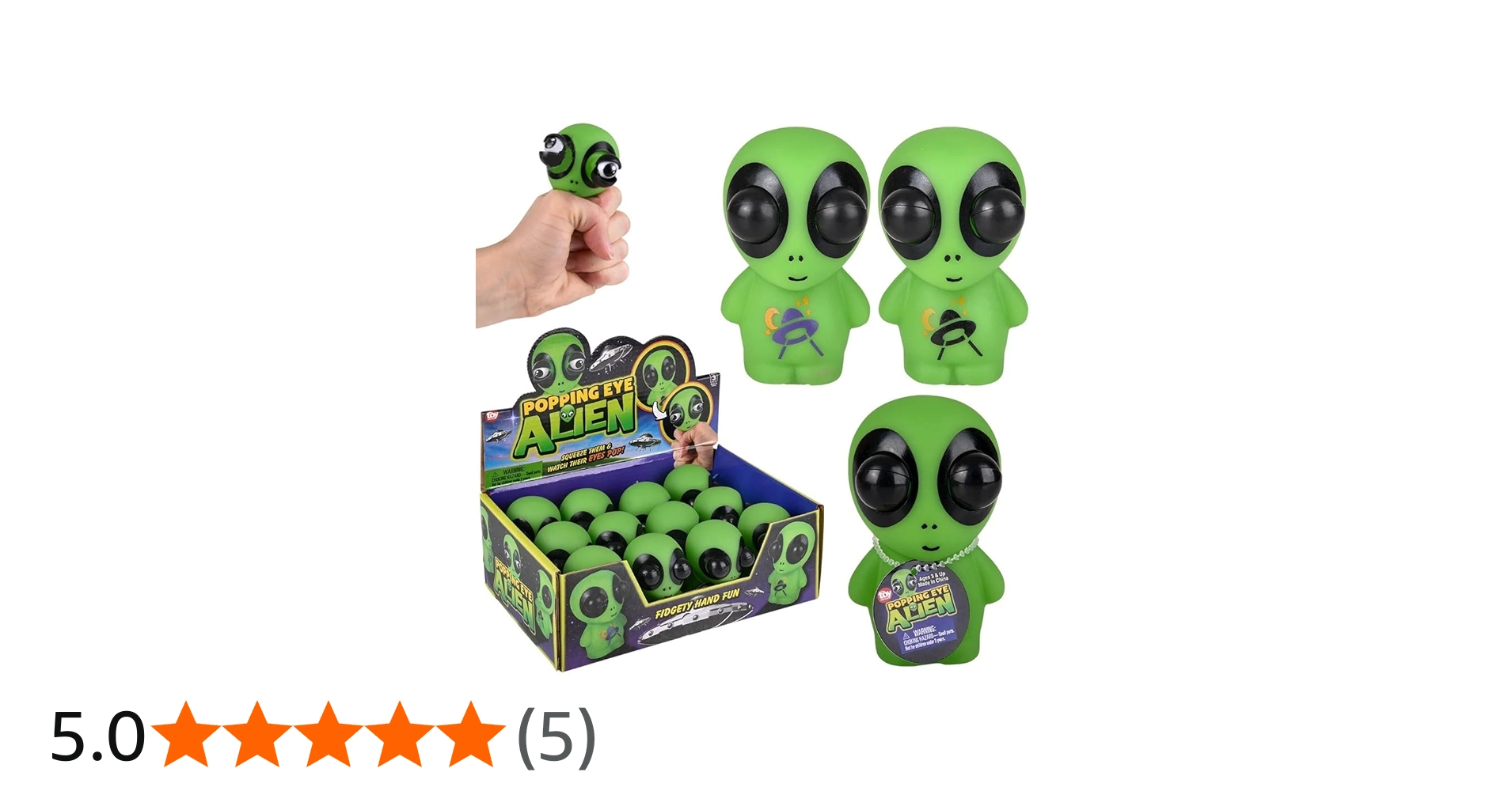 Amazon.co.jp: Zugar Land グリーン ポップアイラバーエイリアン