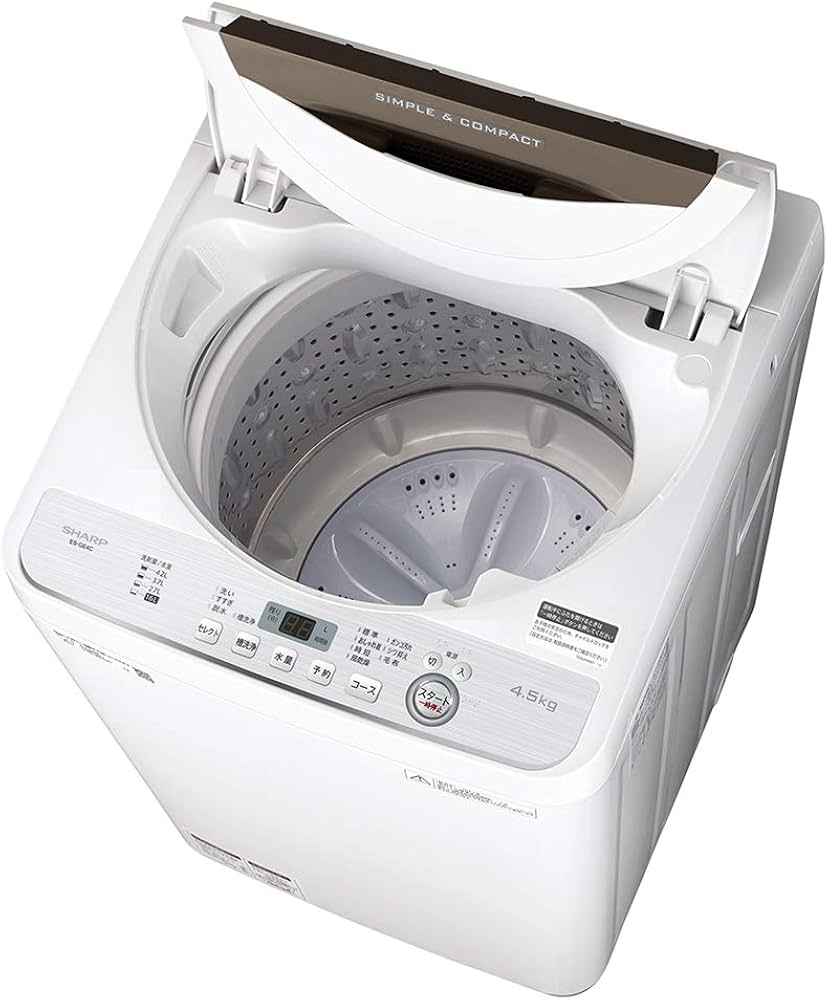 Amazon.co.jp: シャープ SHARP 全自動洗濯機 幅56.5cm(ボディ幅52.0cm