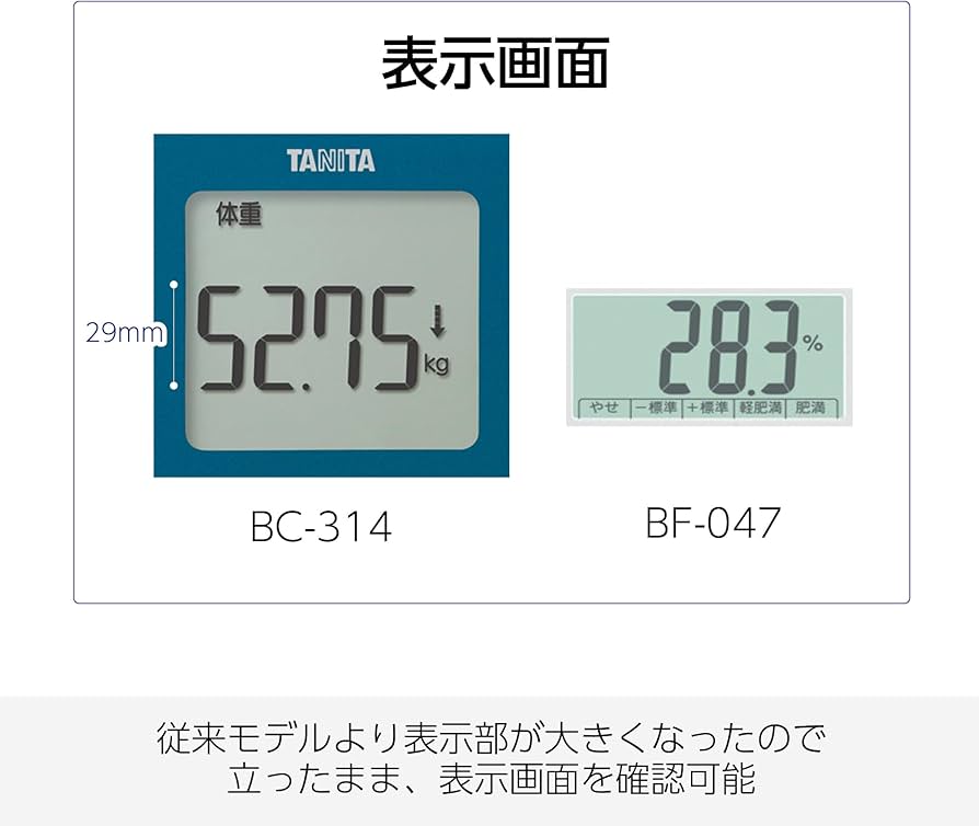 Amazon | タニタ(Tanita) 体重 体組成計 50g ブルー BC-314 BL 自動