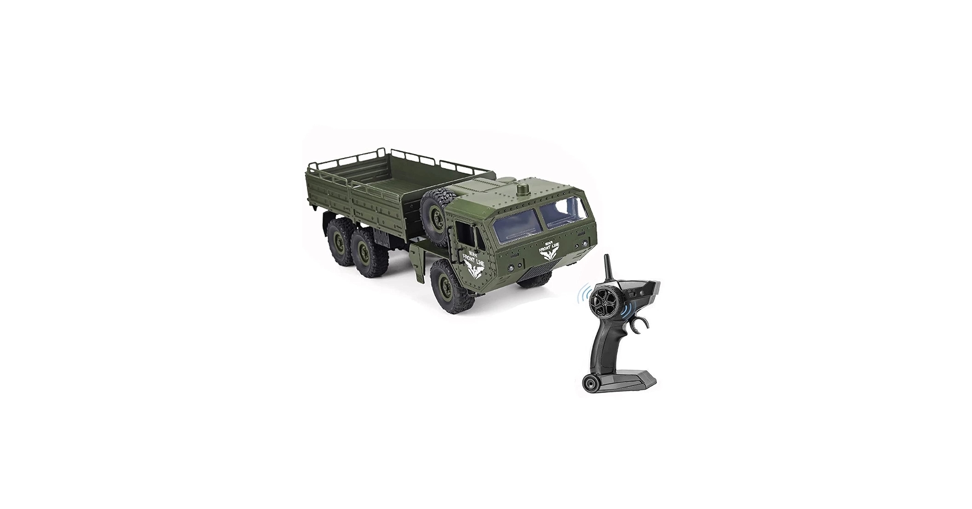 Amazon.co.jp: ラジコンカー RC軍用トラック6WD 2.4gHz陸軍トラック