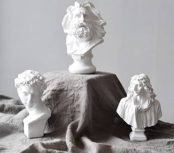 Amazon.co.jp: akindou 自宅が美術館 石膏像風 人物像 シリーズ 割れ