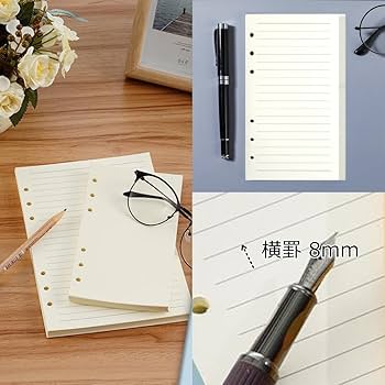 Amazon.co.jp: Copeflap 手帳リフィル 手帳用紙 6穴 240枚 システム