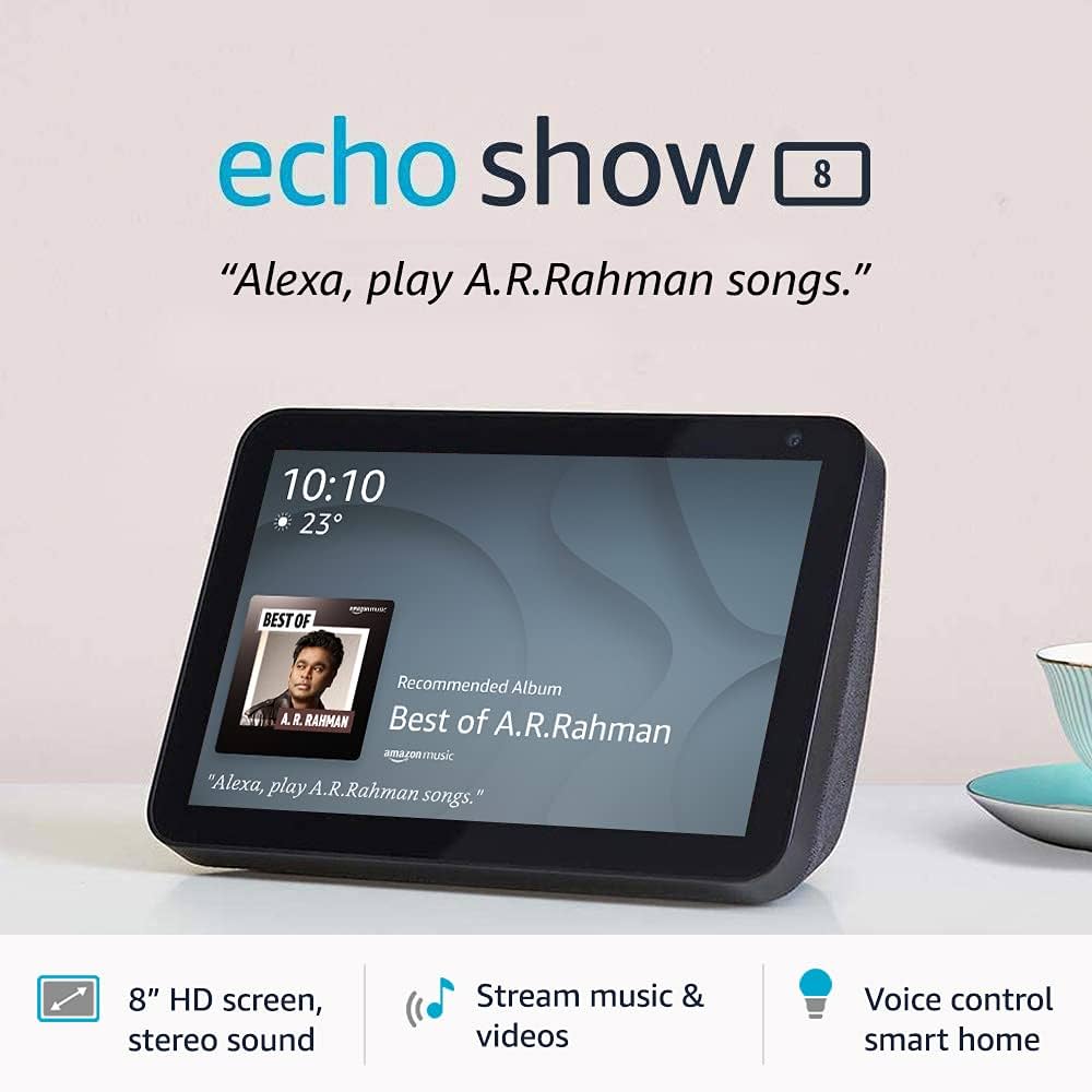 Echo Show 8 (1st Gen, 2020 release) - Smart speaker with 8