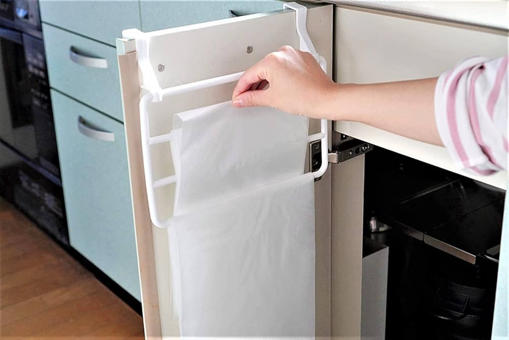 Amazon.co.jp: ゴミ袋用ハンガー ゴミ箱用アクセサリ PP素材: ホーム