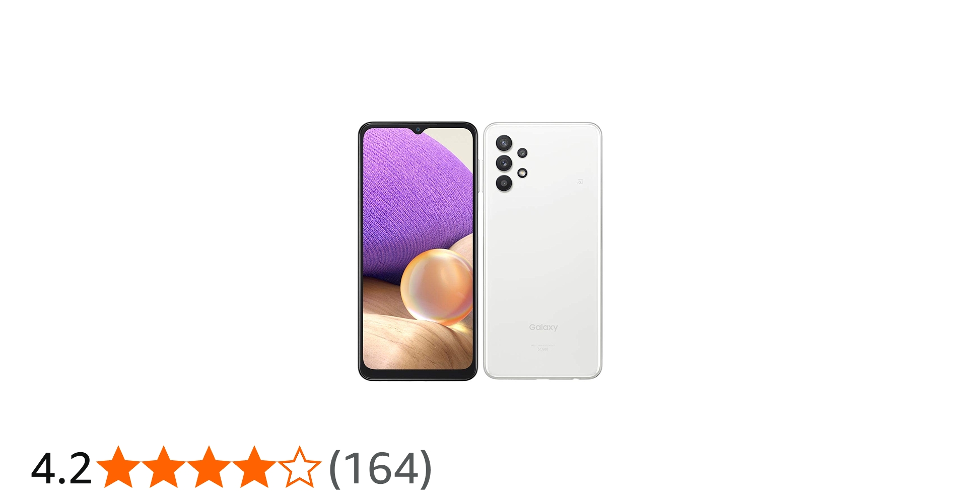 Amazon.co.jp: KDDI SIM Free au Galaxy A32 5G SCG08 [Awesome White