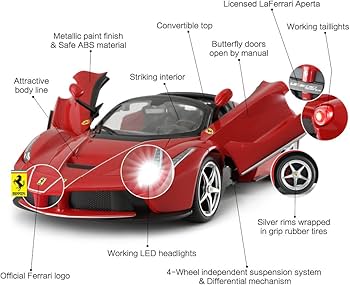Amazon.com: Remote Control Ferrari Toy Car | Rastar 1:14 Ferrari