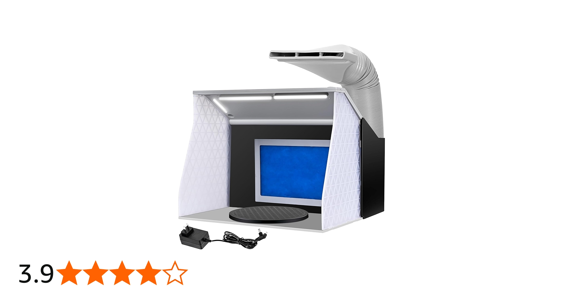 Amazon | Ausuc 塗装ブース スプレーブース 2基強力ファン 4本のLED