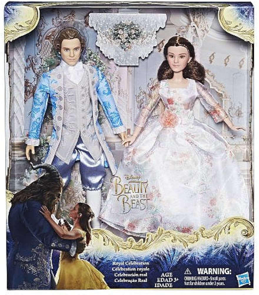 Amazon.co.jp: ディズニー 美女と野獣 人形 ベル＆王子 ライブ