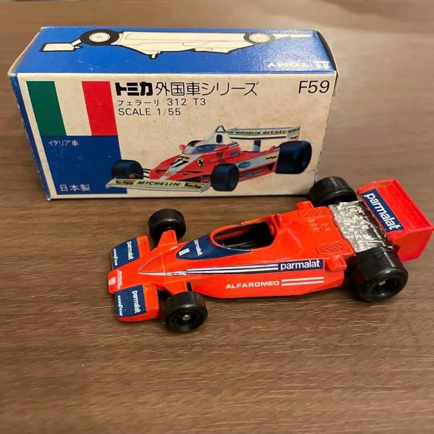 Amazon.co.jp: トミカ F59 フェラーリ312 T3 : おもちゃ