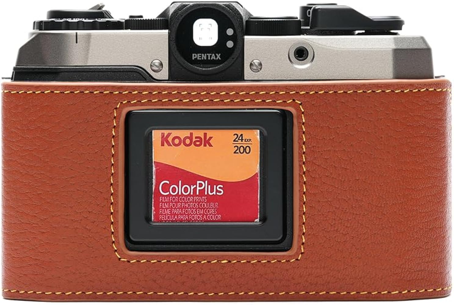 Amazon.com : BMAOLLONGB for Pentax 17 Case, Handmade Genuine Real