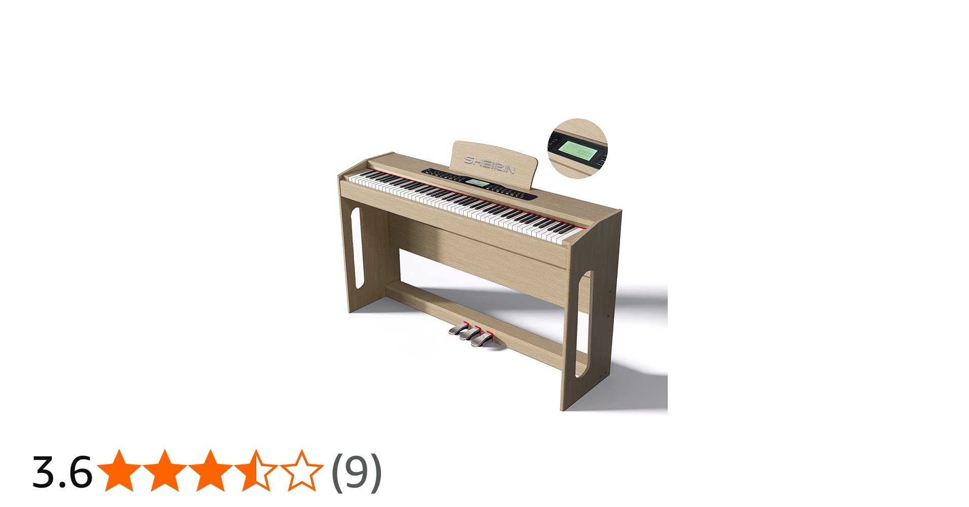 Amazon | SHEIRIN 電子ピアノ 88鍵盤 タッチ 本物 人気 ランキング 電