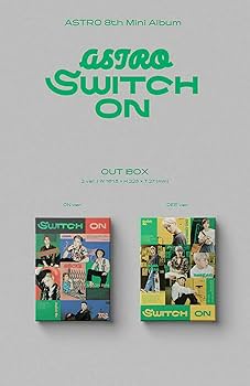 ASTRO [ SWITCH ON ] 8th Mini Album [ ON + OFF ] 2 VER FULL SET