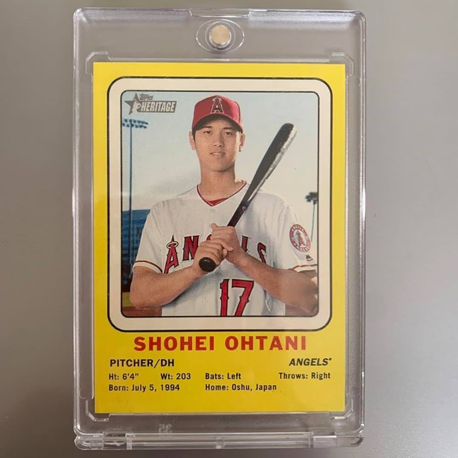 Amazon.co.jp: 大谷翔平 ルーキー カード heritage topps MLB : おもちゃ