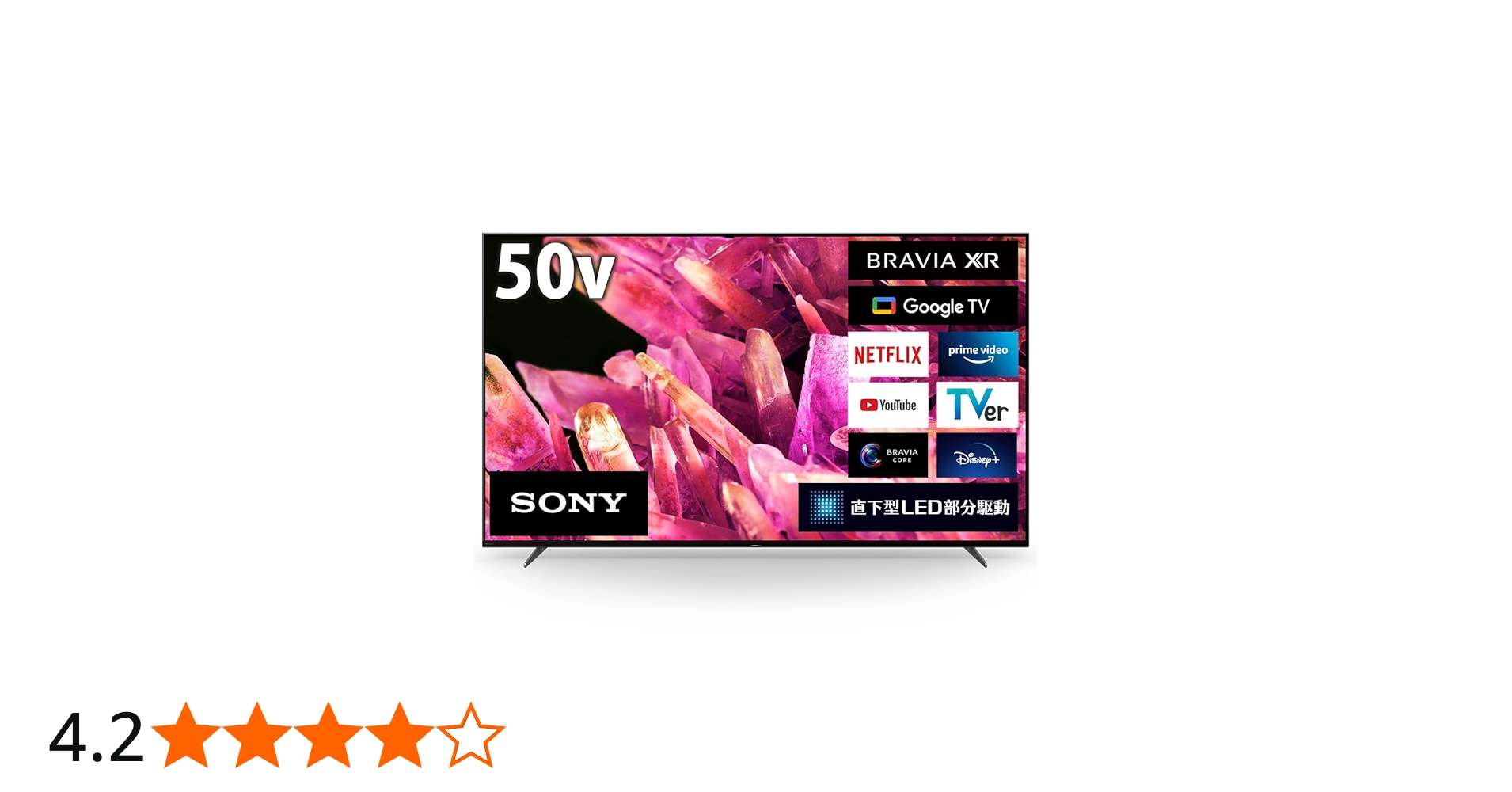 Amazon | ソニー 50インチ 4K 液晶 テレビ ブラビア XRJ-50X90K BRAVIA