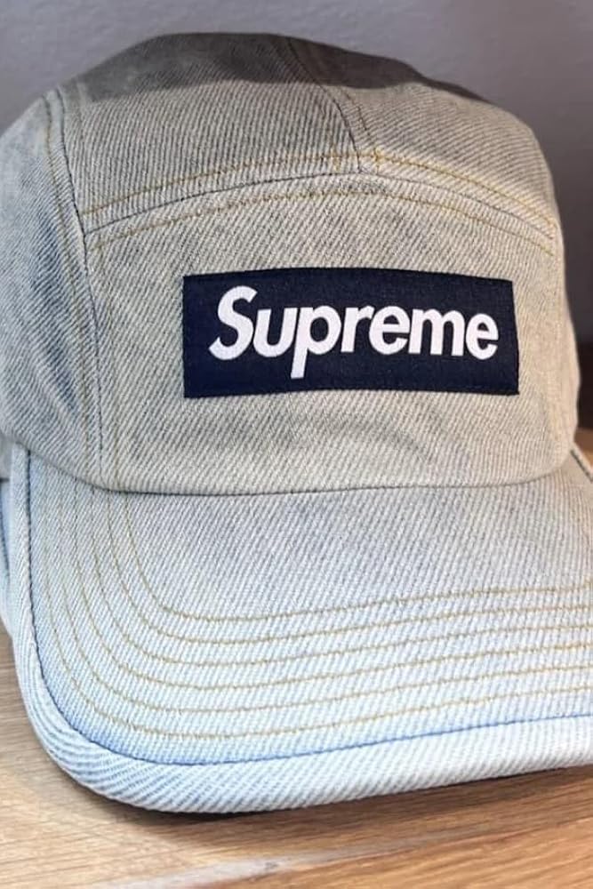 Amazon | [シュプリーム] Denim Camp Cap DIRTY INDIGO デニム