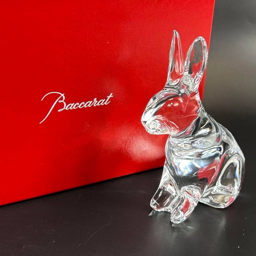 Amazon.co.jp: Baccarat バカラ 干支 オーナメント 兎 うさぎ 置物