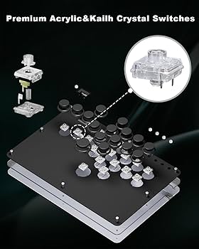 Haute42 Leverless Controller Arcade Stick: Haute42 R16 Black