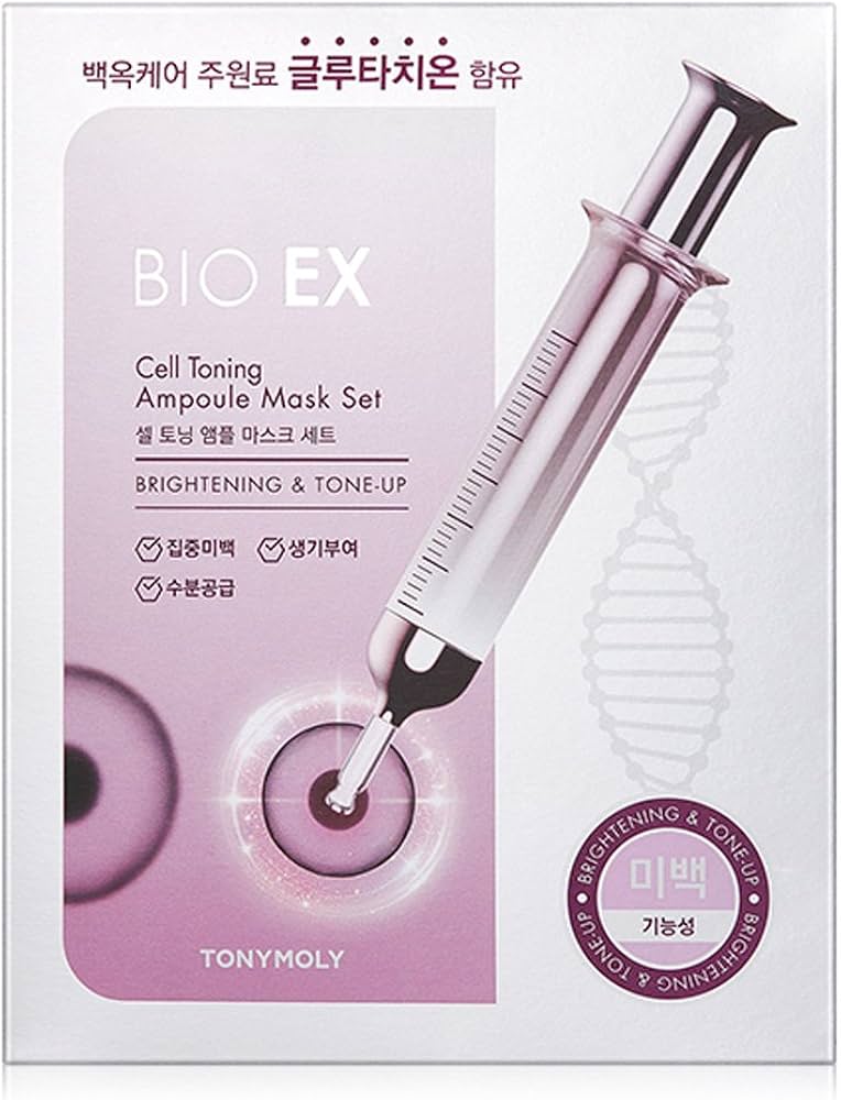 Amazon.co.jp: TONYMOLY トニーモリ BIO EX Cell Toning Ampoule Mask