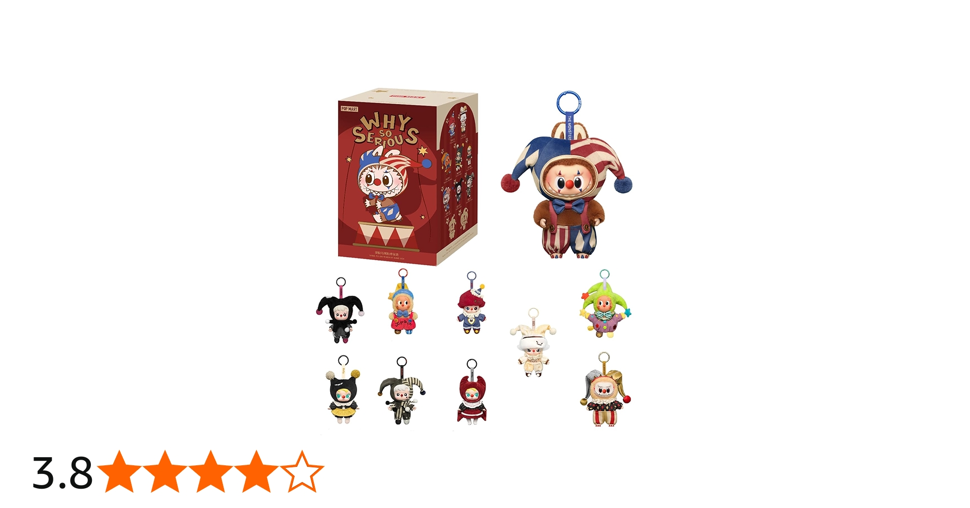 Amazon.co.jp: 【正規品 ・1ピース・ WHY SO SERIOUS】 POP MART WHY