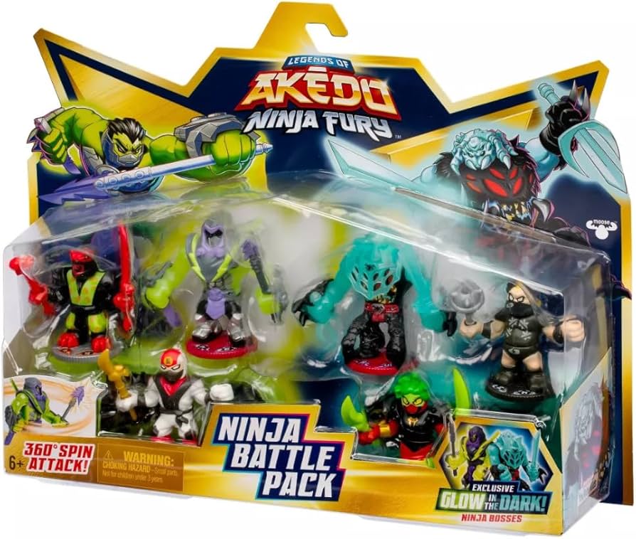 Sunday Sunshine Exclusive Legends of Akedo Ninja Fury Battle Pack