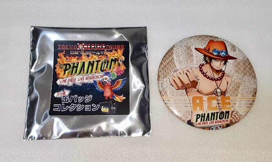 Amazon.co.jp: 東京ワンピースタワー 缶バッジ ファントム エース 輩