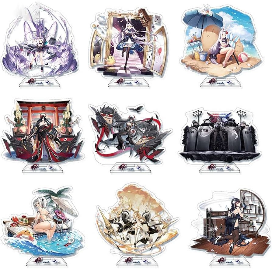 Amazon.co.jp: アズールレーン アクリルスタンド 島風 武蔵 信濃