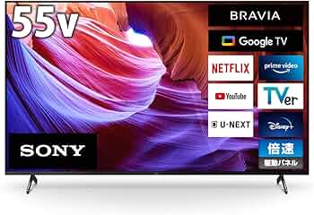 Amazon | ソニー 55V型 4K 液晶 テレビ ブラビア KJ-55X85K 倍速