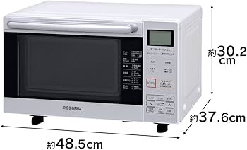 Amazon | アイリスオーヤマ オーブンレンジ 18L フラットテーブル