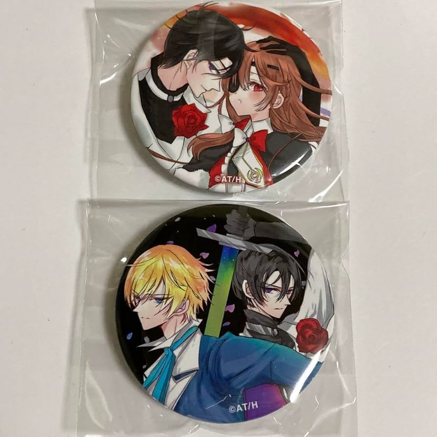 Amazon | 転生悪女の黒歴史 缶バッジ ヨミ ソル Y | バッジ | おもちゃ